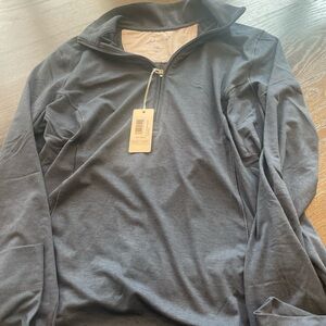 Dark blue Johnnie-O Quarter Zip shirt